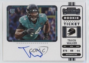 2022 Panini Contenders Ticket RPS Variation Travon Walker #135 Rookie Auto RC