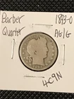 1893-O Barber Quarter   AG/G  **Tougher Date**