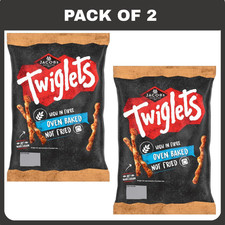 Jacob's Twiglets Original 150g (2 Bags) - Oven Baked Crunchy Savoury Snack