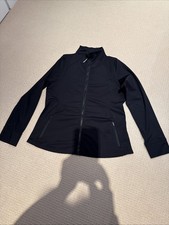 Good American Black Full Zip Running Top Size 5/XL