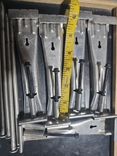 6x 5 Inch Gutter Hangers with Pre-Assembled Screws - Strong and Secure Fastening