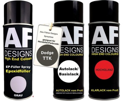 Epoxid Spraydose Set für Dodge TTK Taupe Frost Metallic Spraydose EP Grundierung