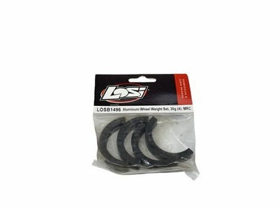 New Losi LOSB1496 Aluminum Wheel Weight Set, 30G (4): MRC Rc Part #18109