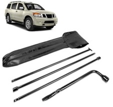 Spare Tire Tool Kit with Spare Tire Jack Handle and Wheel Lug Wrench