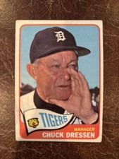1965 Topps Baseball Chuck Dressen, Detroit Tigers #538 - High #