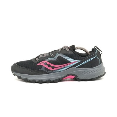 Saucony Herren Excursion TR16 Sneaker Schwarz/Pink/Blau Trail Laufschuh EU 42