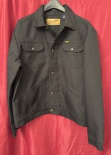 Wrangler Men’s Western Wrancher Jacket Rancher Black Sz Large NWOT