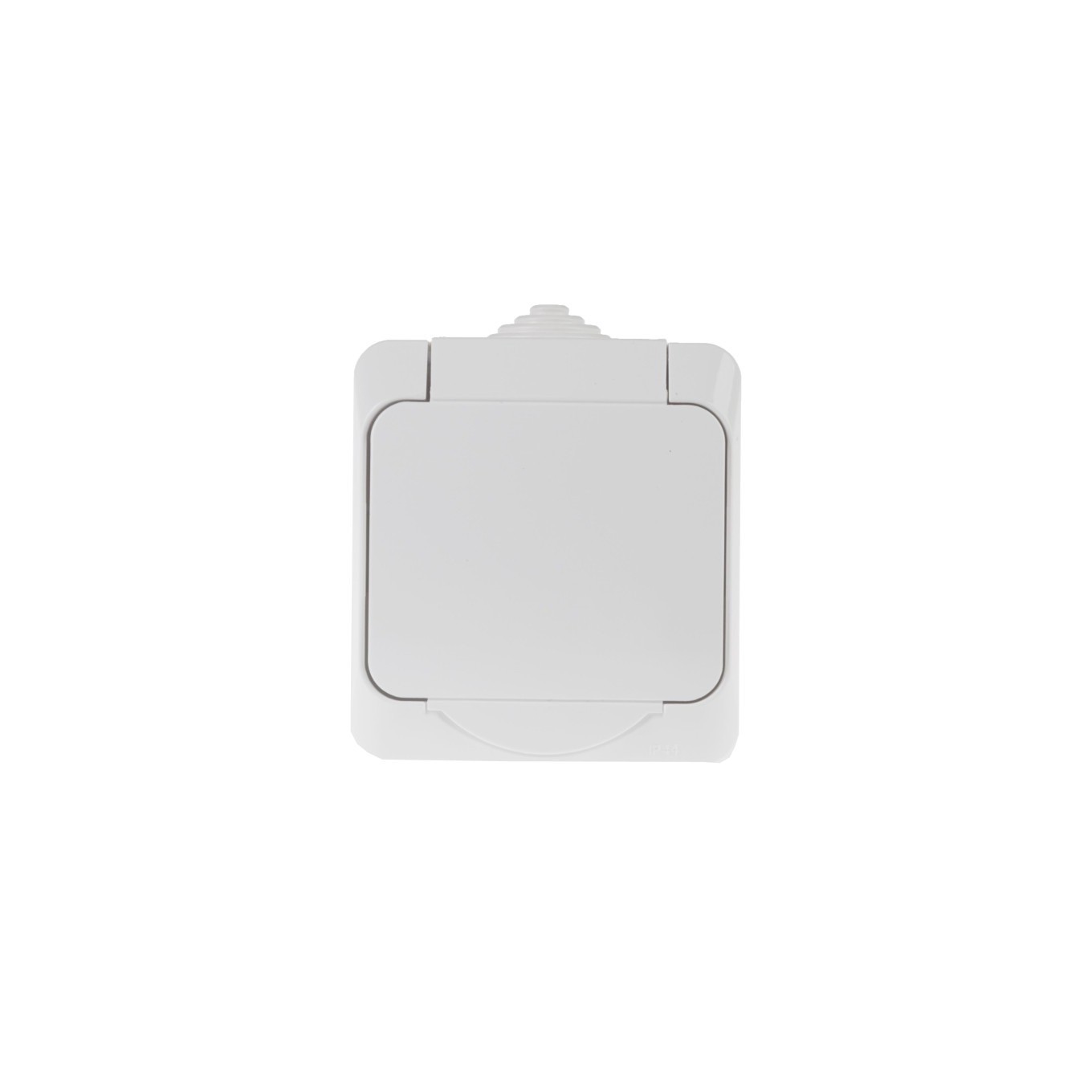 Cedar Plus Single Socket White with/u 16A IP44 WDE000540