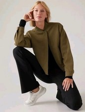 Athleta Black Stellar Flare Trousers Size 4 Performance Stretch Office Travel