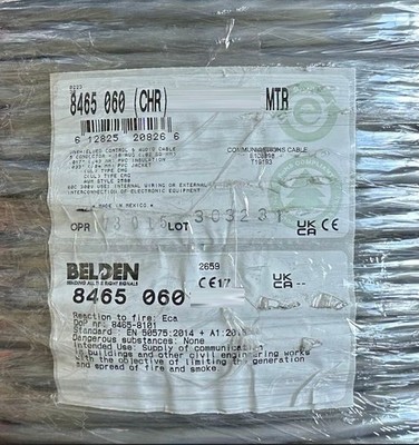 Belden 8465 060100 18/5 Audio/Control/Instrumentation Cable 100 FT