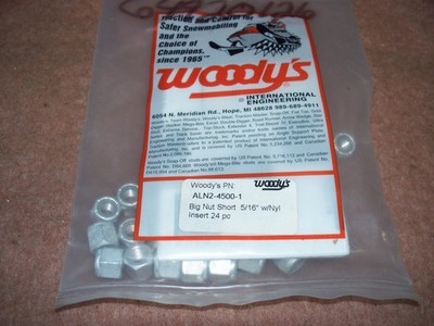 Snowmobile Stud Woodys Big Nuts Short 5/16'' Qty 24 ALN2-4500-1