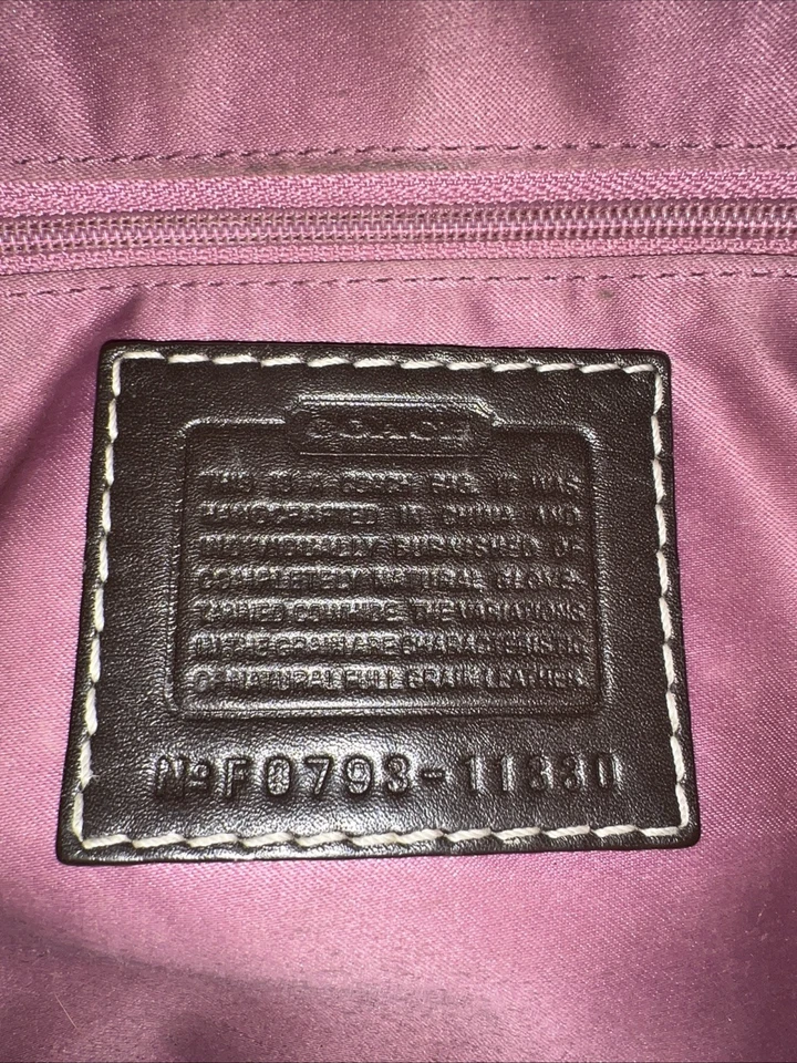 Coach 11330 Hampton подпись коричневый кожаный чехол наплечная сумка сумочка - Изображение 2 из 4