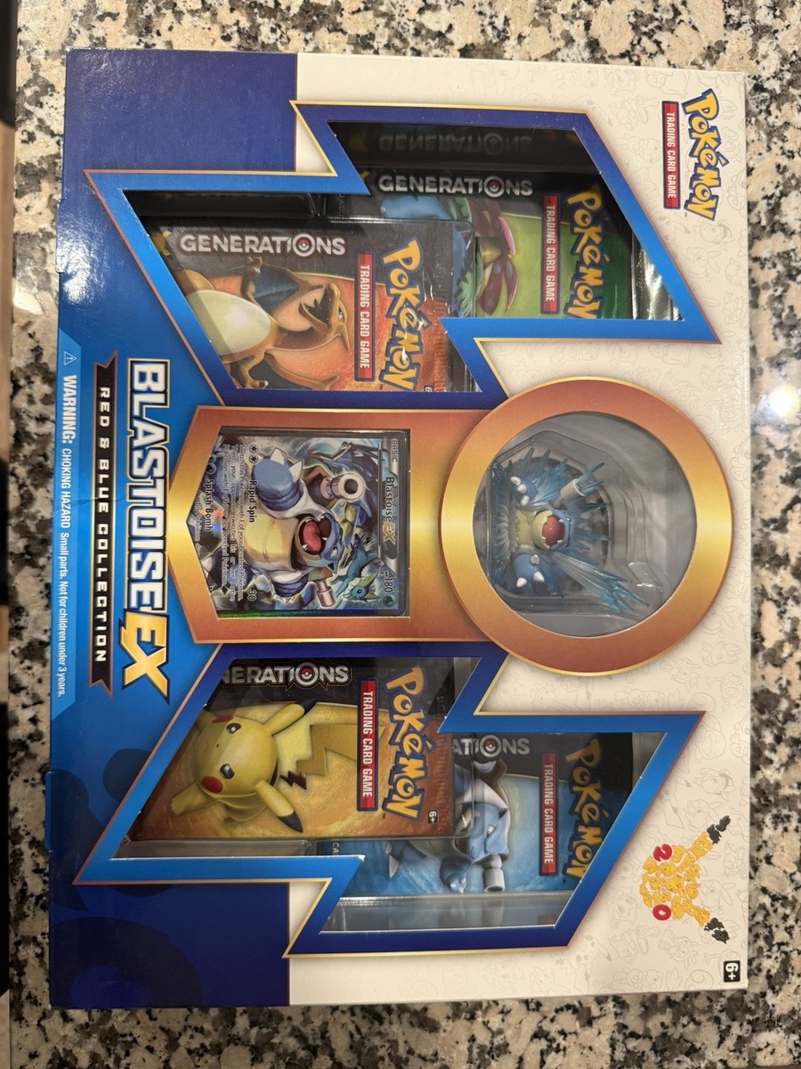 Pokemon 20th Anniversary Generations Red And Blue Collection Set- 4 Sealed  Boxes