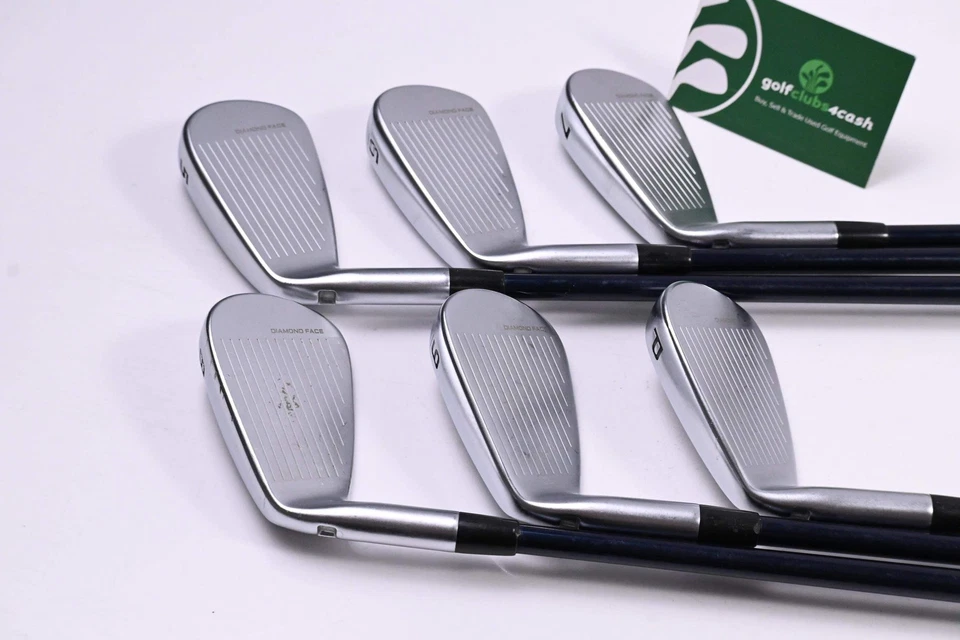 Tour Edge C722 Irons / 5-PW / Stiff Flex Fujikura Ventus Blue 8 Shafts - Image 3 of 4
