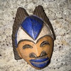 Authentic African Mask Red Clay Handmade Tribal 5"