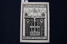 1937 NOVEMBER THE WOLLEN REFLECTOR MAGAZINE - INDIANAPOLIS - K 1701