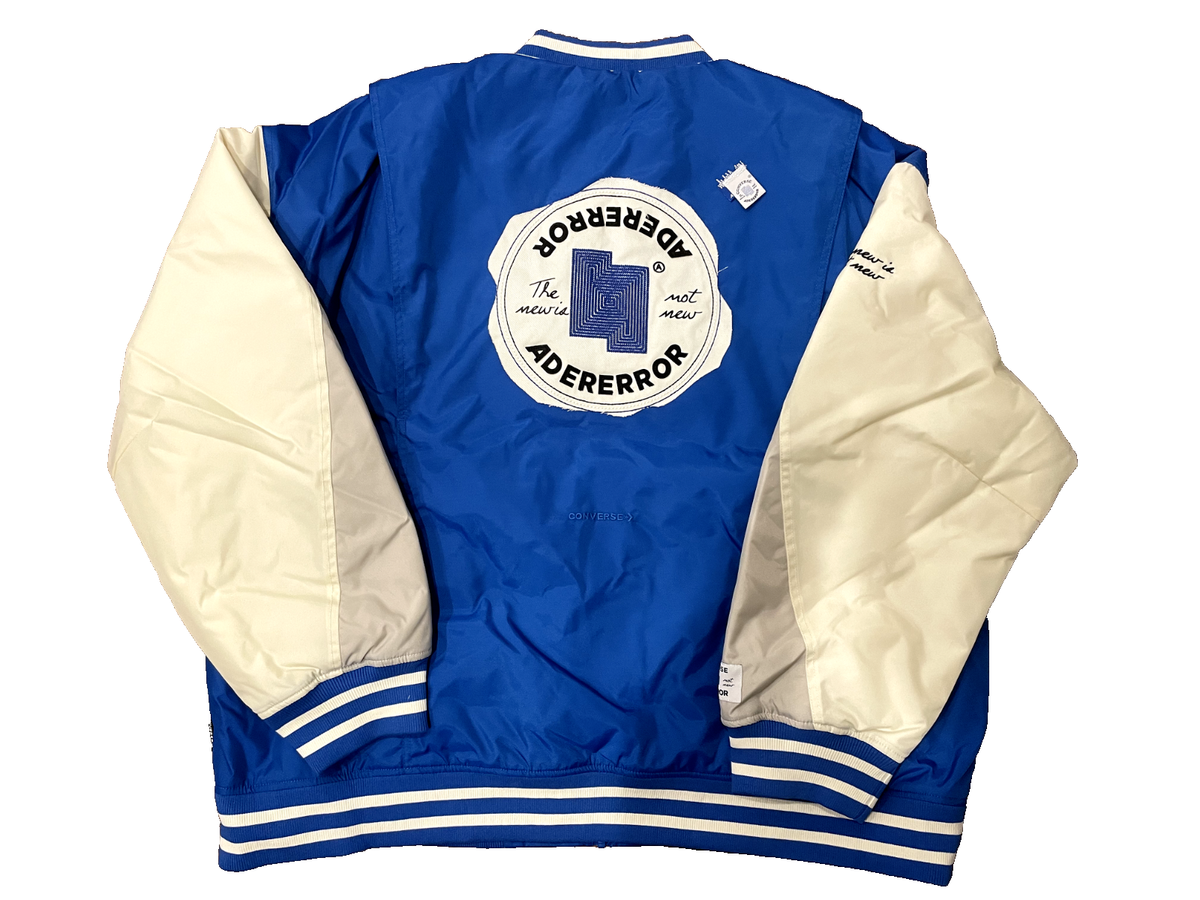 ADERERROR × Converse Shapes Varsity Jacket Cobalt 2XL | eBay