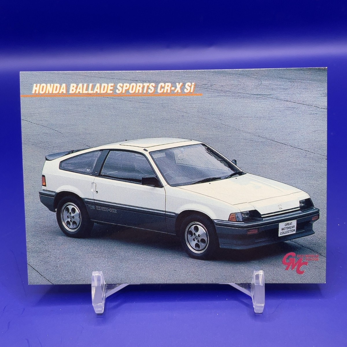 Honda Ballade Sports CR-X No.044 Motor classic Car Card