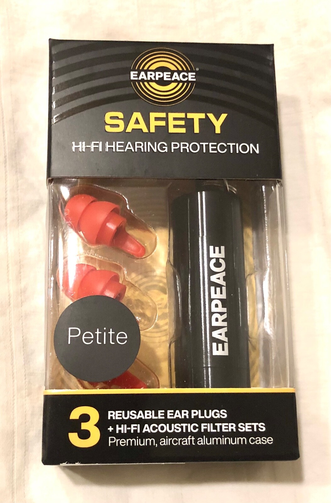 Earpeace Petite High Fidelity Ear Plugs Sleep Concert Work Music Motorcycle