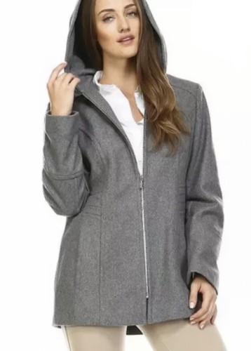 London Fog Wool Blend Coat Trench 