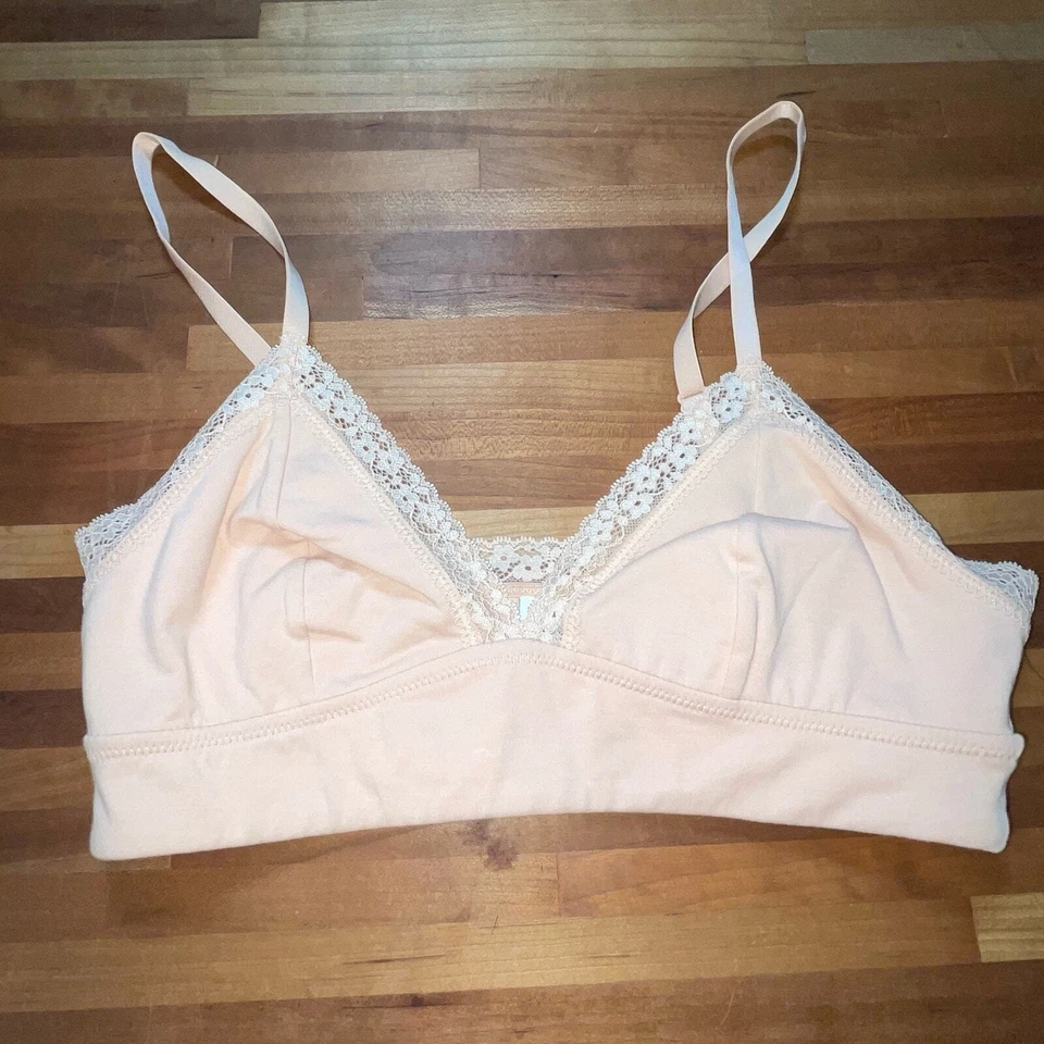Jenni on Repeat Bralette de Encaje Ancho, Juego de 2 Tostado/Blanco XL Foto 4 de 4