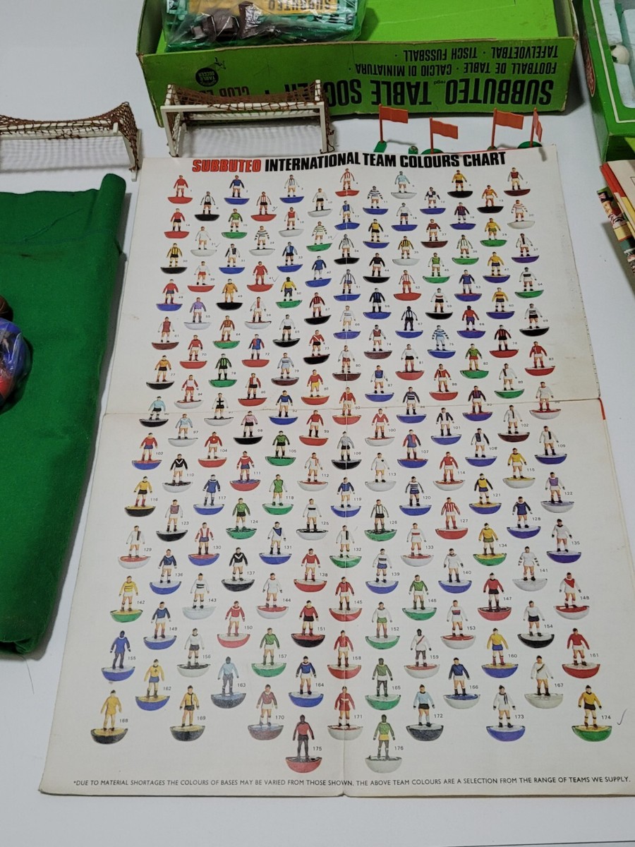 Jeu De Société Subbuteo Inter Clubs - Années 70 - Occasion