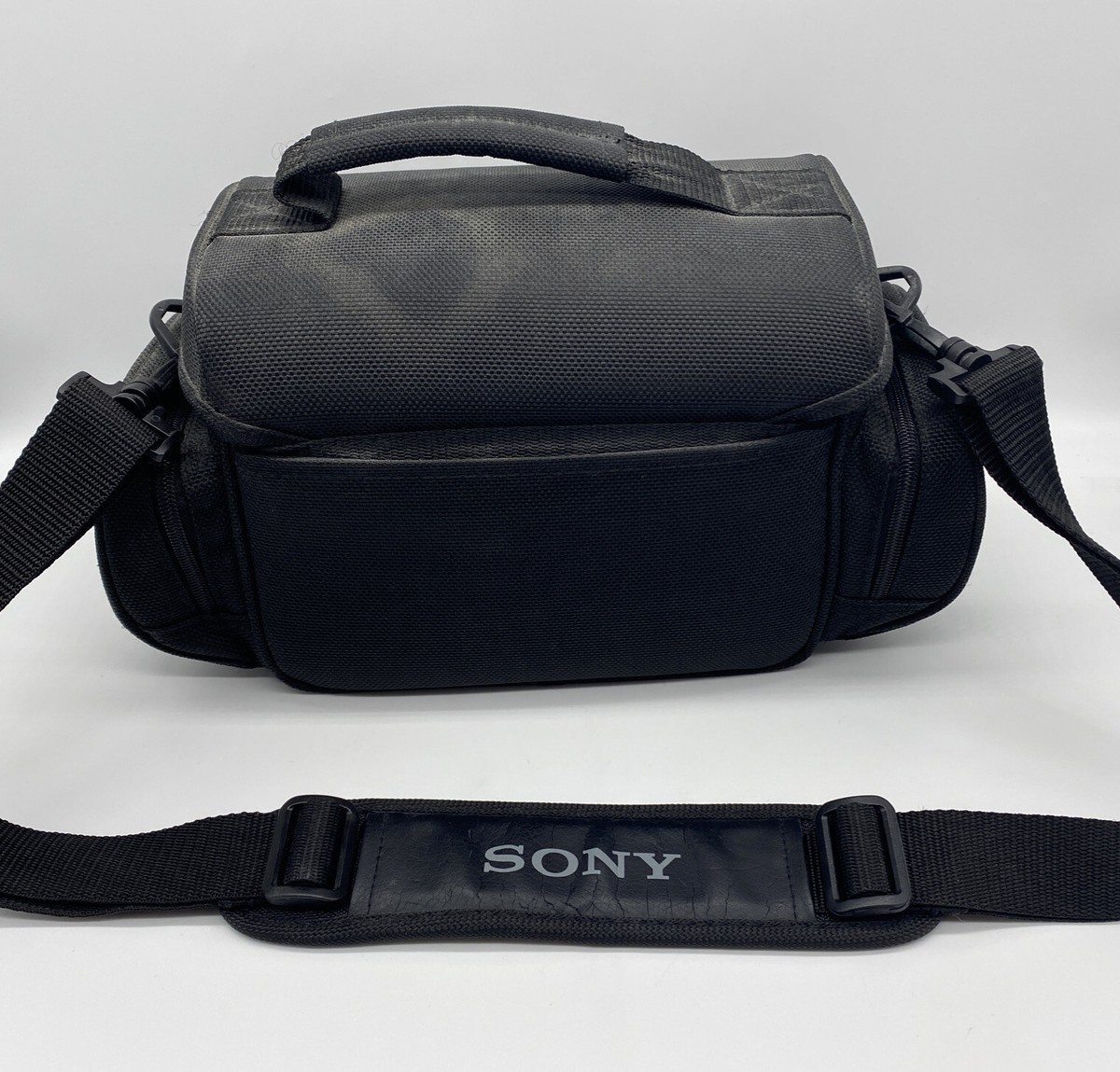 Sony Black Handycam Camera Bag Carrying Case With Shoulder Strap