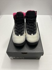 Air Jordan 10 Retro White/Pink (487211-008) Kid's Size 6.5Y