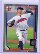 Luis Lugo 2015 Bowman Prospects 1st Bowman 385/499 Indians