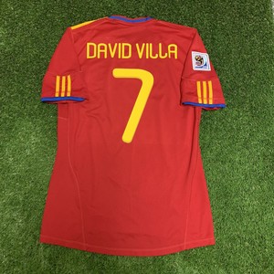 david villa spain jersey