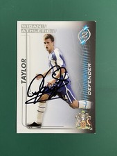 RYAN TAYLOR - WIGAN ATHLETIC FC FOOTBALL SIGNED SHOOT OUT CARD