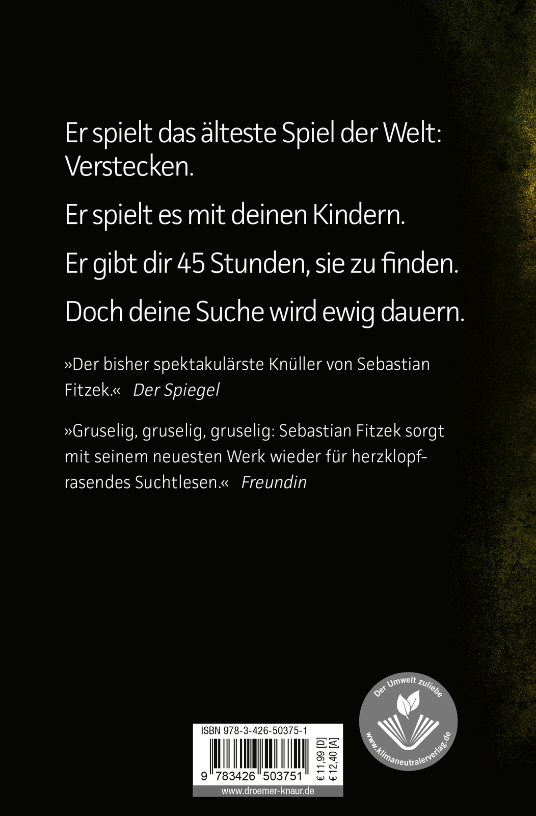 Thumbnail - Sebastian Fitzek / Der Augensammler