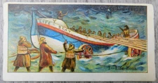 Boats of The World No. 1 Life Boat Vintage Imperial Tobacco Co Trading Card