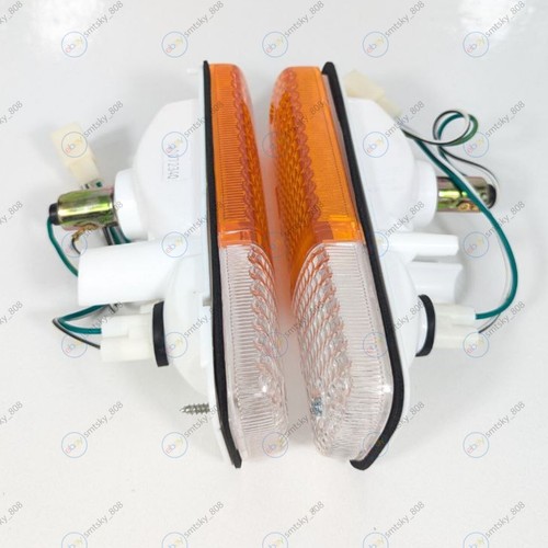 Par de luces intermitentes para parachoques Honda Accord 86 87 88 89 Prestige - Imagen 5 de 8