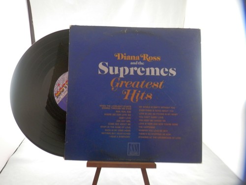 THE SUPREMES "DIANA ROSS & THE SUPREMES GREATEST HITS" NM MINUS VINYL!! OUTLAY! - Picture 2 of 3