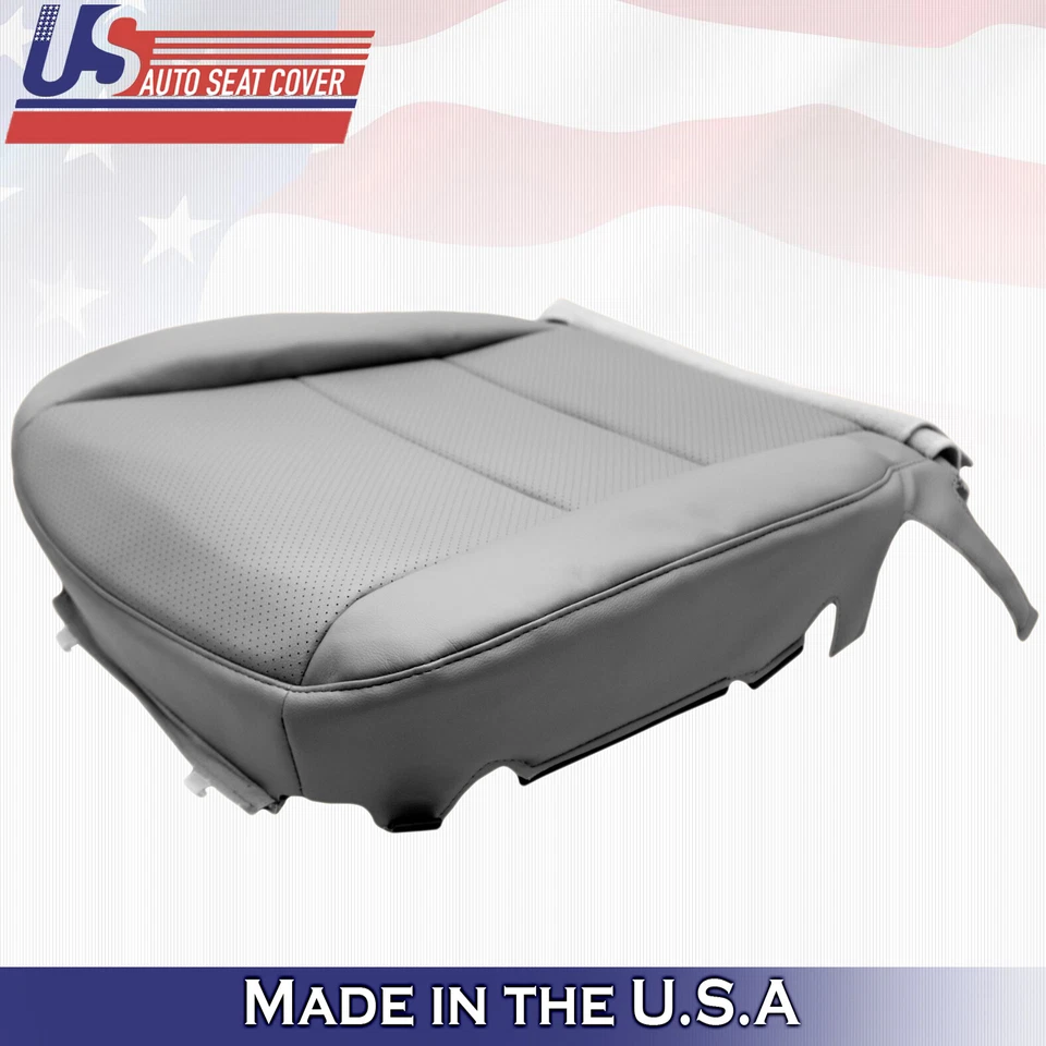 Cubiertas de asiento de cuero topo para la parte superior e inferior del conductor Acura RL 2005 2006 2007 2008 Foto 4 de 4