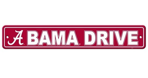 alabama crimson tide street sign new!