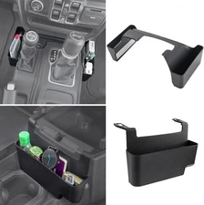 Accessories For Jeep Wrangler JL 18-25 Shifter Side Tray Armrest Storage Box