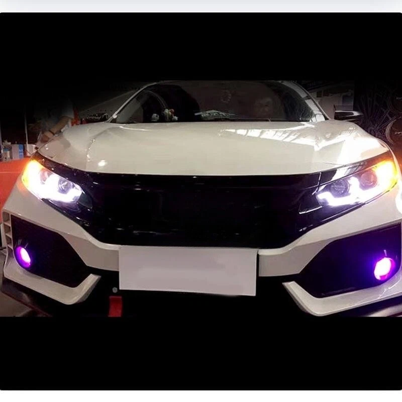 Conjunto de faros LED para Honda Civic 2016-2021 10ª generación luces delanteras HID DRL Foto 2 de 4