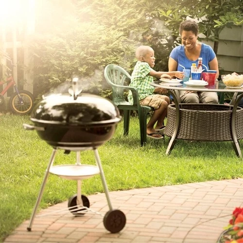 Weber Jumbo Joe Premium 22" Black Outdoor Charcoal Grill - Picture 13 of 18