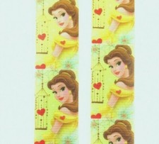 1 Inch grosgrain ribbon Hair Bow Supply WHOLESALE Beauty and the Beast