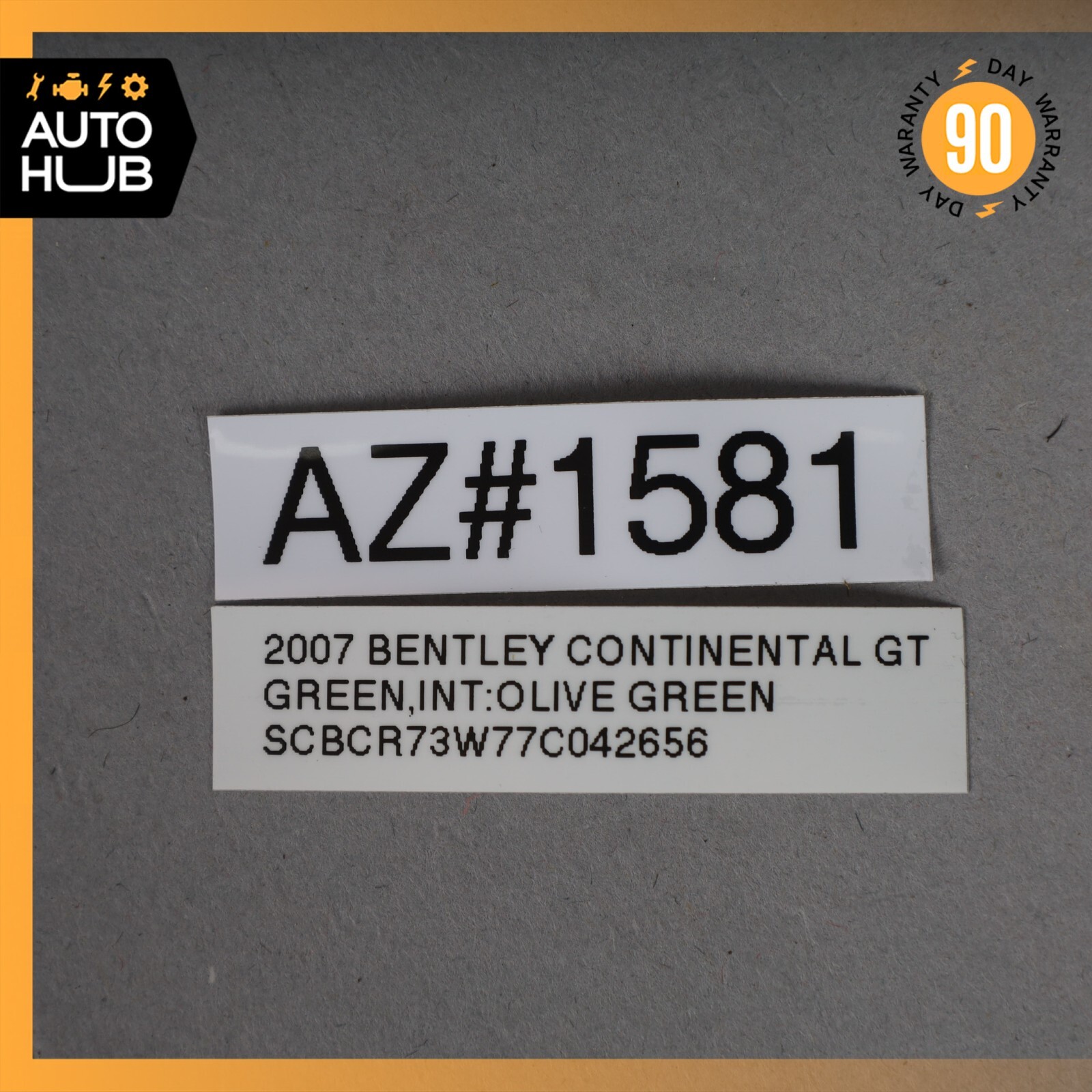 03-11 Bentley Continental GT GTC Rear Right Bumper Holder Support Bracket OEM