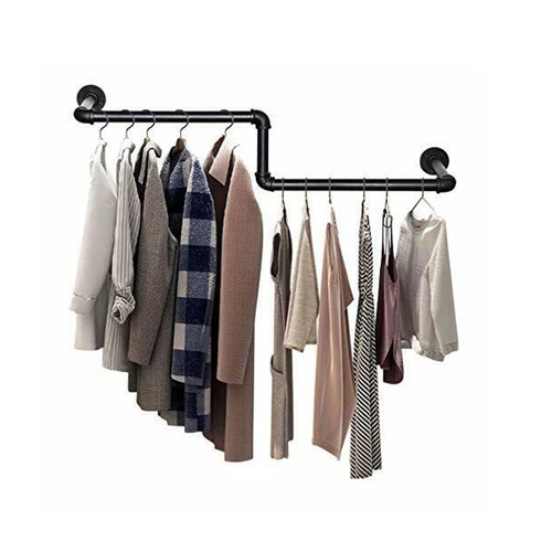 Schwerlast Kleiderstange Garderobenstange Kleiderständer Garderobe Wandmontage - Bild 8 von 40