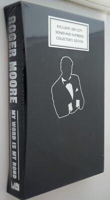 Roger Moore My Word is My Bond Limited Edition Signed Autobiography 