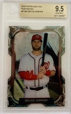 2018 Topps High Tek Bryce Harper Portraitek #2/50 BGS 9.5 Investor Card!