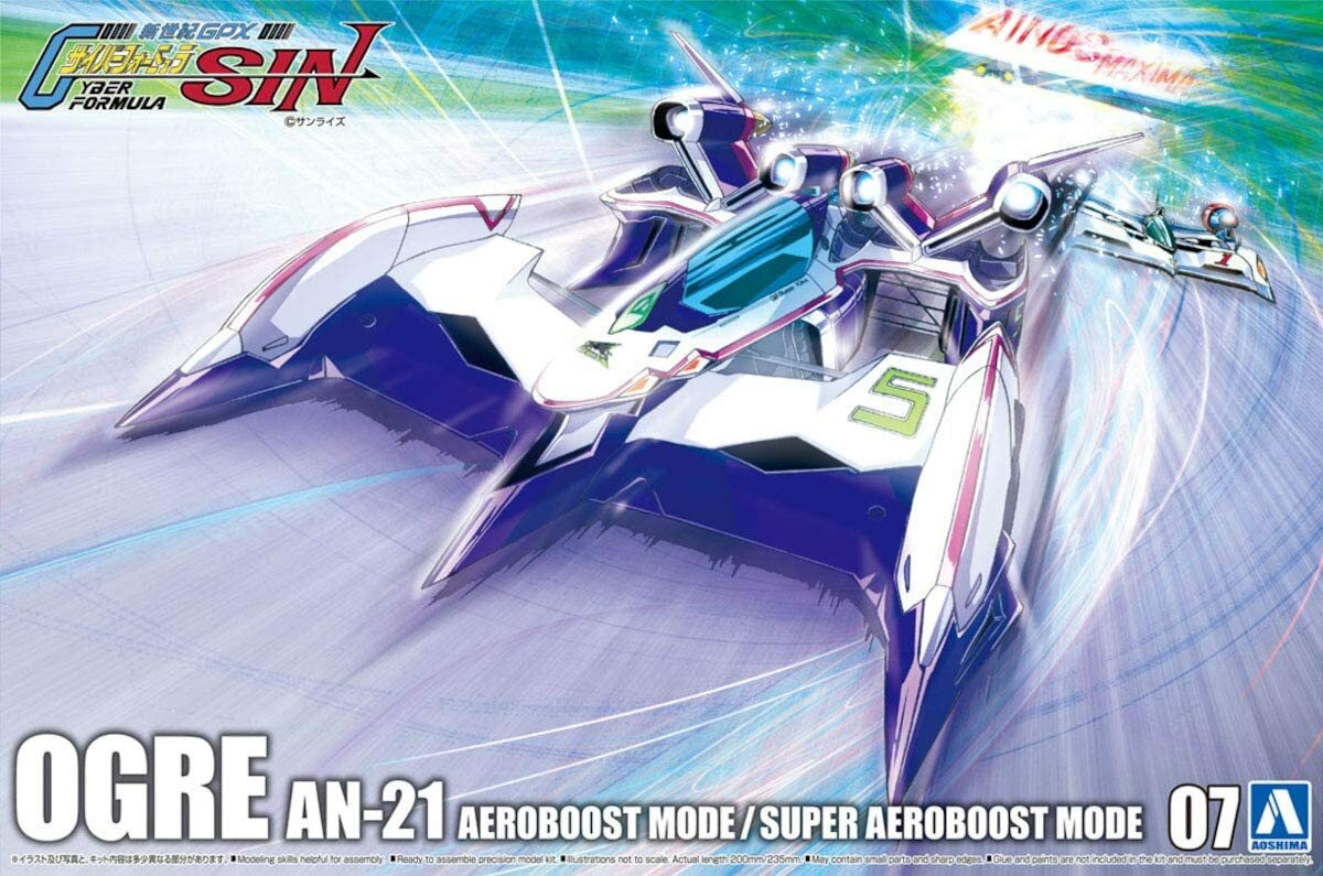 AOSHIMA Future GPX Cyber Formula SIN 1/24 No.07 Ogre AN-21