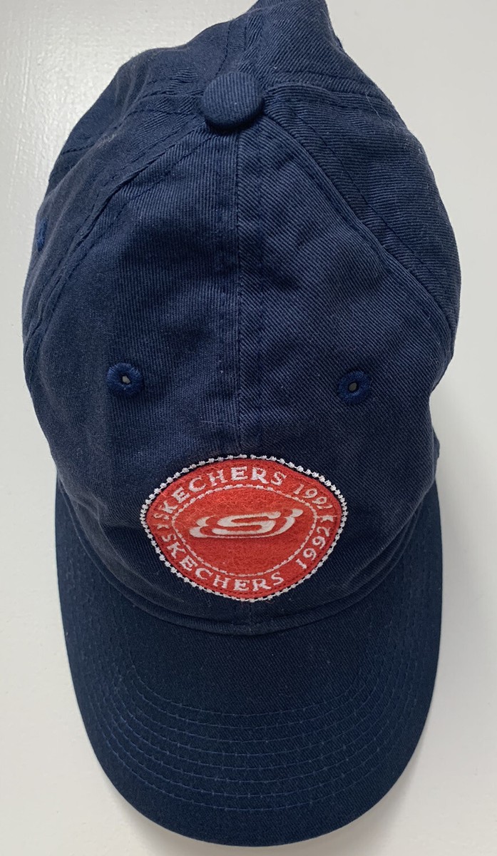 Vintage SKECHERS 1992 Hat Dark Blue Stitched Adjustable Baseball