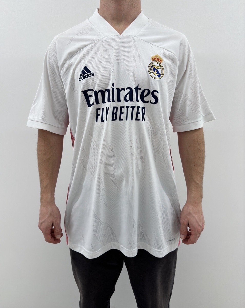 FC REAL MADRID 2020 2021 HOME JERSEY SHIRT SOCCER CAMISETA