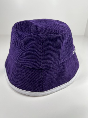 AFL Fremantle Dockers Members Only Corduroy Embroidered Bucket Hat Football 54cm - Picture 6 of 9