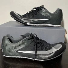 Nike Zoom Rival Sprinter Track Spikes Black Silver Mens Size 13   DC8753-001 New